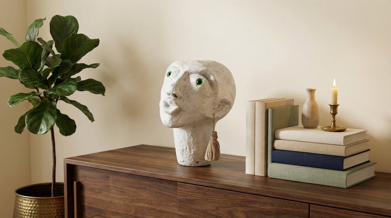 ÊTRE D'AMOUR (30/18 cm piéce unique 100% faite à la main)