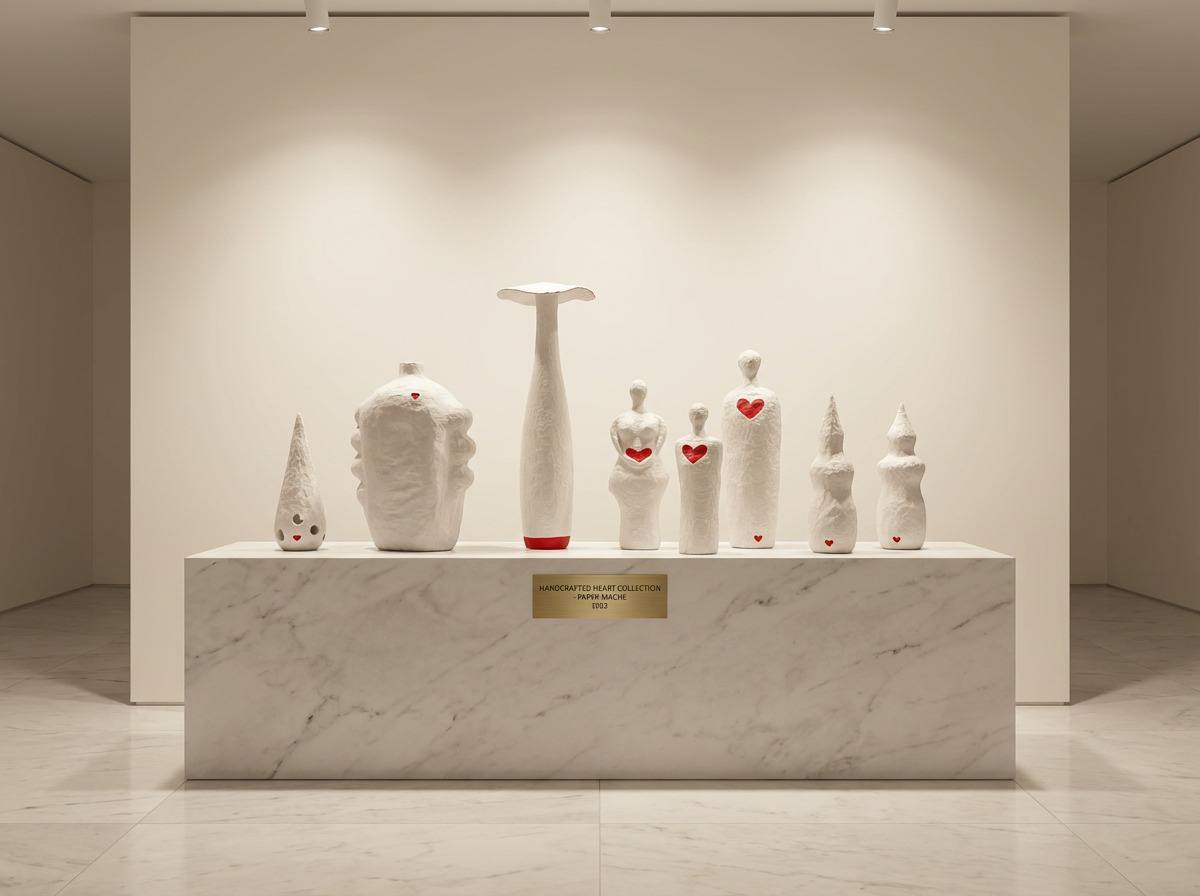 FAMILLE D'AMOUR (34/10 _ 30/12 et 25/8 cm pièces uniques 100% faite à la main)